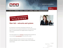 Tablet Screenshot of nas-it.de